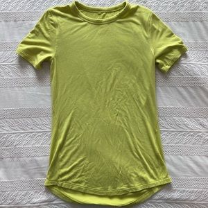 lululemon athletica Yellow Short Sleeve Top